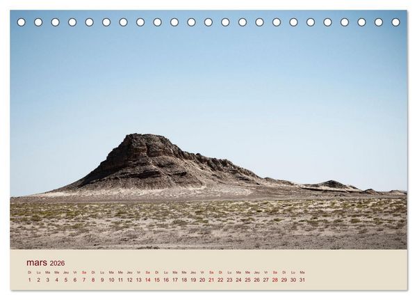 Produktbild: Entre pierres et sable (Calendrier de bureau 2026 DIN A5 vertical), CALVENDO calendrier mensuel