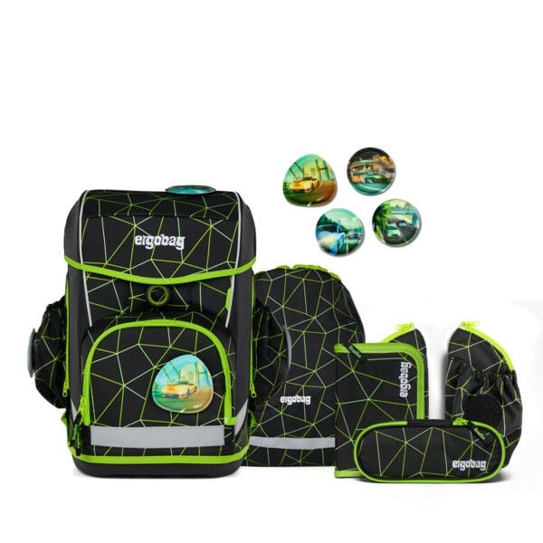 Cubo Light Schulrucksack Set CyBär Race