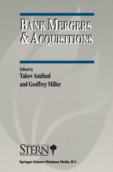 Produktbild: Bank Mergers & Acquisitions