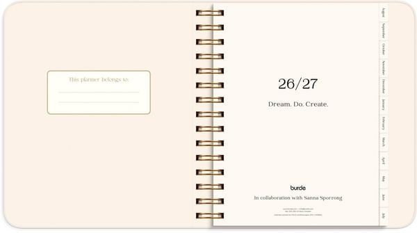 Produktbild: Life Planner Pastel flowers 26/27