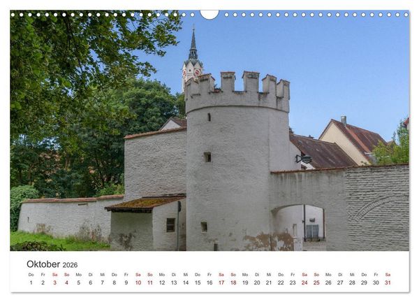 Produktbild: Schrobenhausen - Lenbachstadt im Spargelland (Wandkalender 2026 DIN A3 quer), CALVENDO Monatskalender