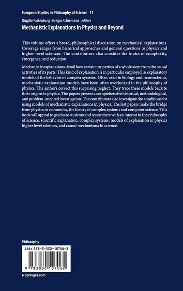 Produktbild: Mechanistic Explanations in Physics and Beyond