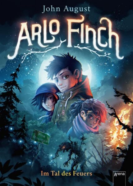Arlo Finch (1). Im Tal des Feuers, Gebundene Ausgabe von John August, Arena