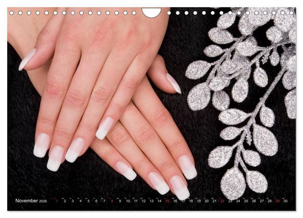 Produktbild: Verg&auml;ngliche Kunst - Nailart Episode 1 (Wandkalender 2026 DIN A4 quer), CALVENDO Monatskalender