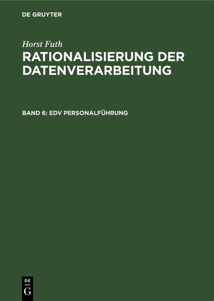 Produktbild: EDV Personalf&uuml;hrung
