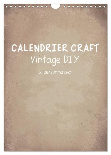 Produktbild: Calendrier Craft Vintage DIY (Calendrier mural 2027 DIN A4 horizontal), CALVENDO calendrier mensuel
