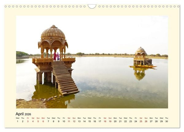Produktbild: Great impressions of INDIA featuring awesome pictures (Wall Calendar 2026 DIN A3 landscape), CALVENDO 12 Month Wall Calendar