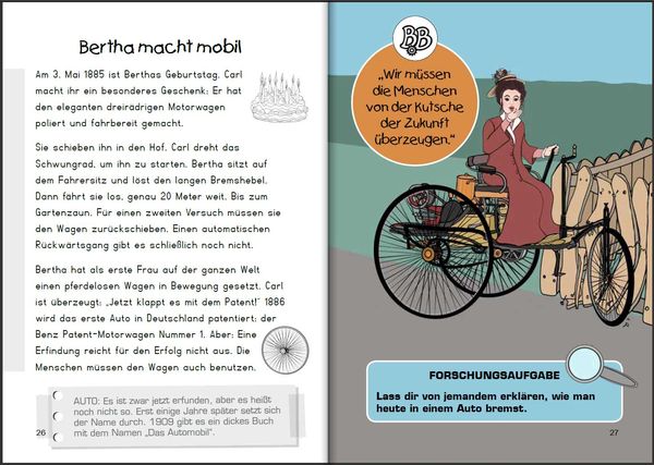 Produktbild: Bertha Benz - Die erste Autofahrerin