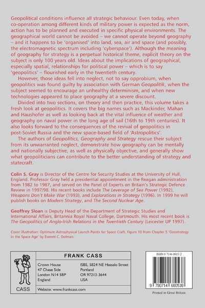 Produktbild: Geopolitics, Geography and Strategy