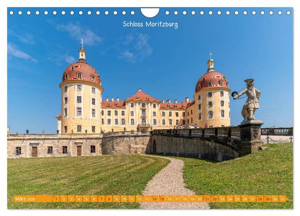 Produktbild: Mitteldeutschland - Landschaft und Kulturdenkmale (Wandkalender 2026 DIN A4 quer), CALVENDO Monatskalender
