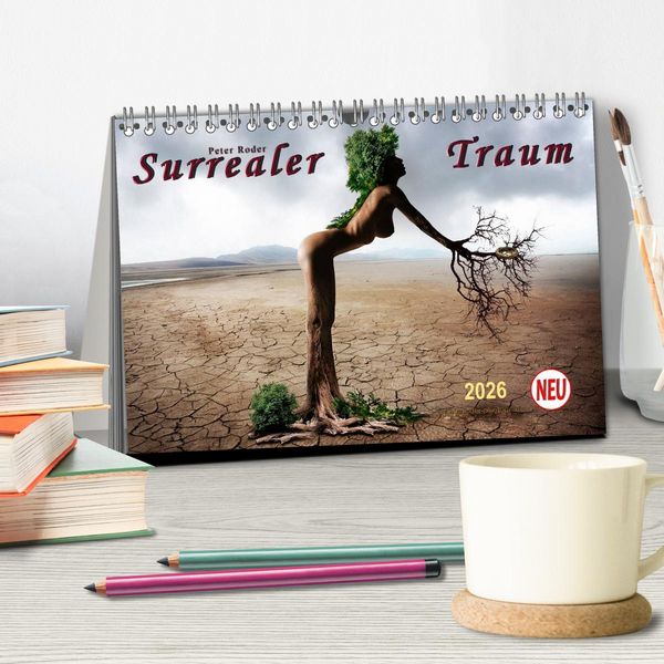 Produktbild: Surrealer Traum (Tischkalender 2026 DIN A5 quer), CALVENDO Monatskalender