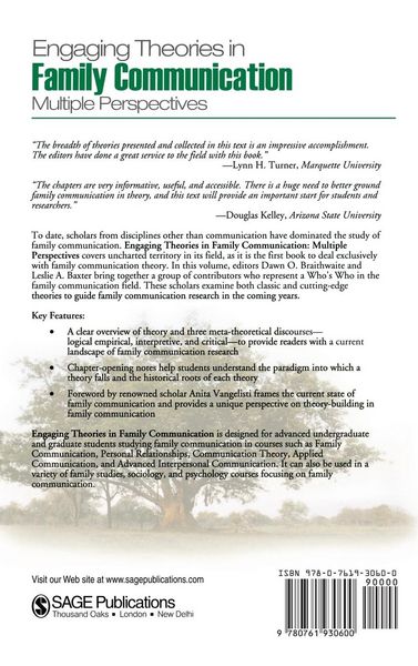 Produktbild: Engaging Theories in Family Communication