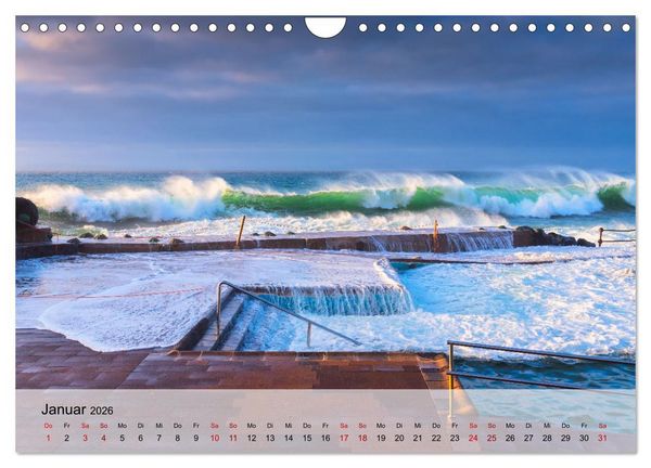 Produktbild: Wundersch&ouml;ne Meereslandschaften (Wandkalender 2026 DIN A4 quer), CALVENDO Monatskalender