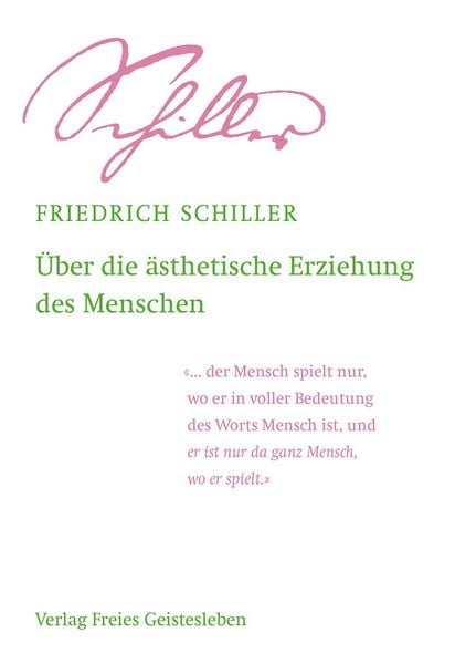 Produktbild: &Uuml;ber die &auml;sthetische Erziehung des Menschen