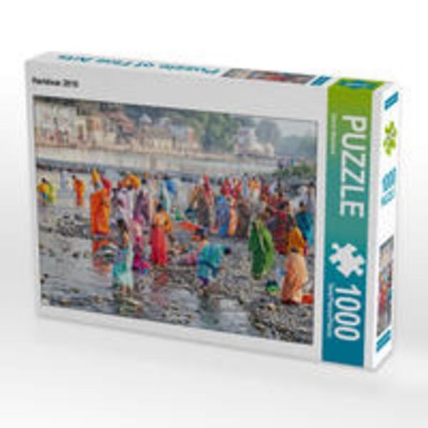 CALVENDO Puzzle Haridwar 2010 | 1000 Teile Lege-Größe 64x48cm Foto-Puzzle für glückliche Stunden