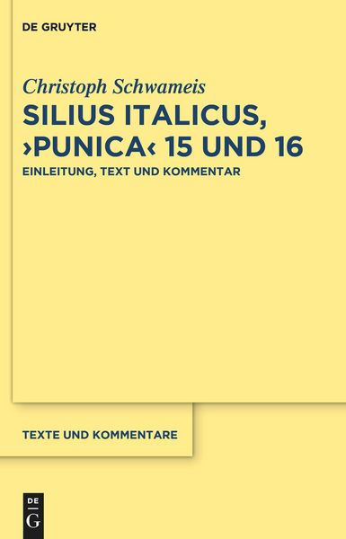 Produktbild: Silius Italicus, >Punica< 15/16