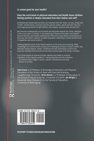 Produktbild: Body Knowledge and Control