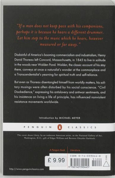Produktbild: Walden and Civil Disobedience