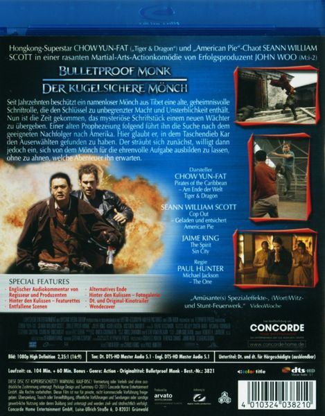 Produktbild: Bulletproof Monk - Der kugelsichere M&ouml;nch