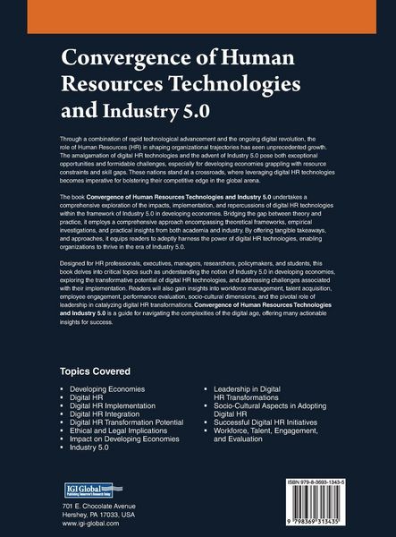 Produktbild: Convergence of Human Resources Technologies and Industry 5.0