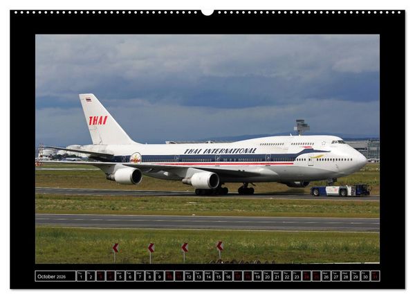 Produktbild: 747 Queen of the Skies (High Quality Premium Wall Calendar 2026 DIN A2 landscape),CALVENDO 12 Month Wall Calendar