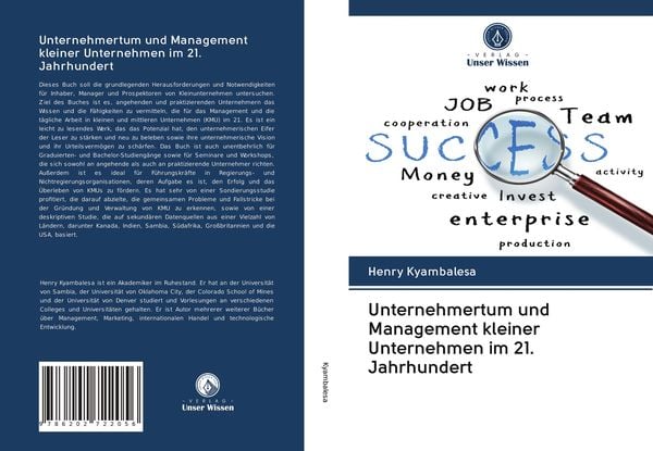 Unternehmertum und Management kleiner Unternehmen im 21. Jahrhundert, Taschenbuch von Henry Kyambalesa, Verlag Unser Wissen, 9786202722056