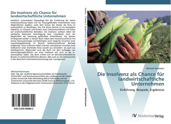 Produktbild: Die Insolvenz als Chance f&uuml;r landwirtschaftliche Unternehmen