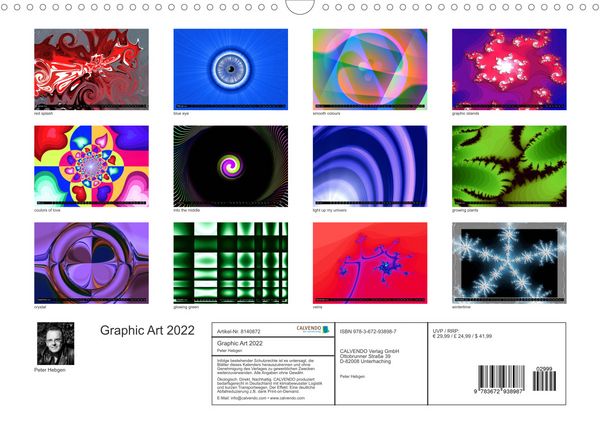 Produktbild: Graphic Art 2022 (Wandkalender 2022 DIN A3 quer)