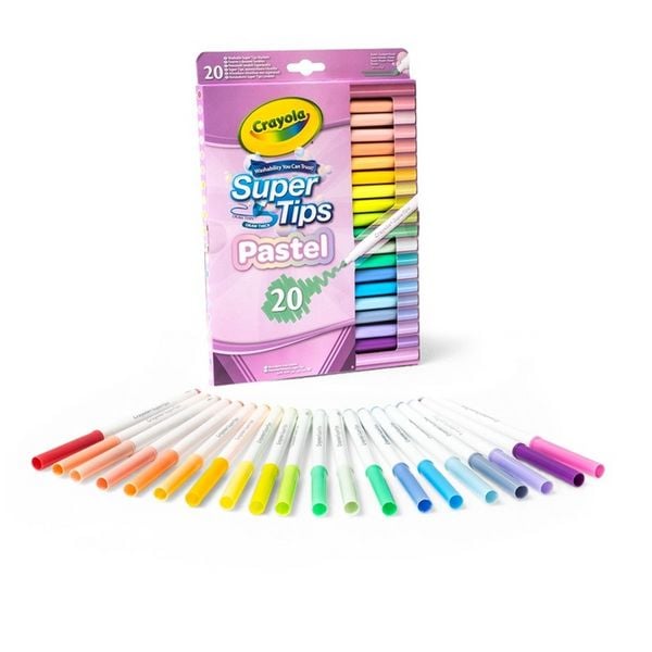 Produktbild: CRAYOLA - 20 Filzstifte Supertips Pastell