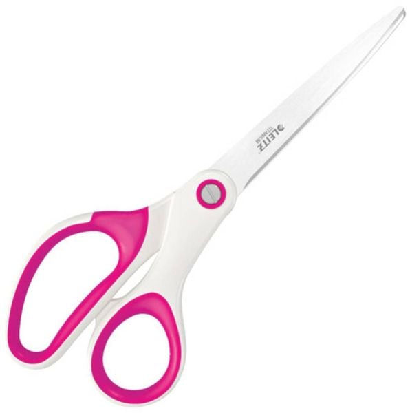 Leitz 5319-20-23 Universalschere Rechtshänder 205 mm Weiß-Pink