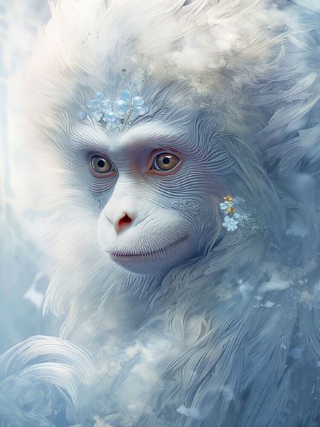 Produktbild: CALVENDO Puzzle Tierportraits Malerei | 1000 Teile Lege-Gr&ouml;&szlig;e 64x48cm Foto-Puzzle f&uuml;r gl&uuml;ckliche Stunden