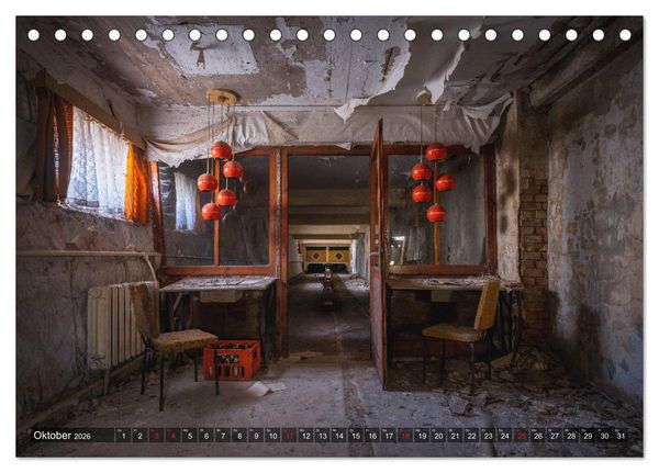 Produktbild: Faszination - Lost Places (Tischkalender 2026 DIN A5 quer), CALVENDO Monatskalender