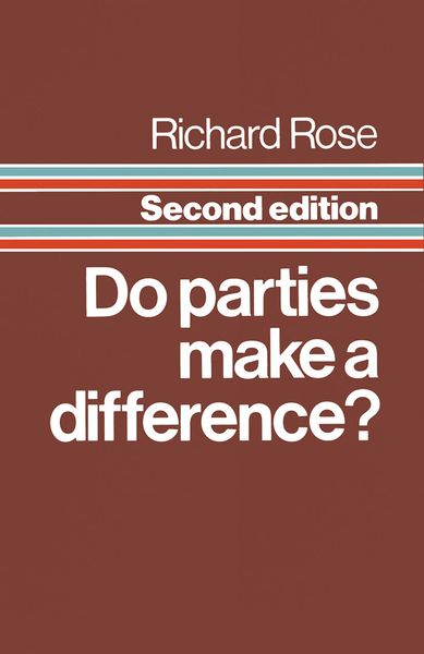 Produktbild: Do Parties Make a Difference?