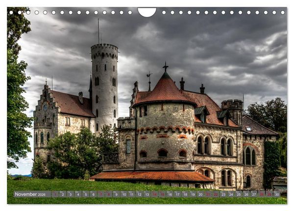 Produktbild: Castles from South Germany (Wall Calendar 2026 DIN A4 landscape), CALVENDO 12 Month Wall Calendar