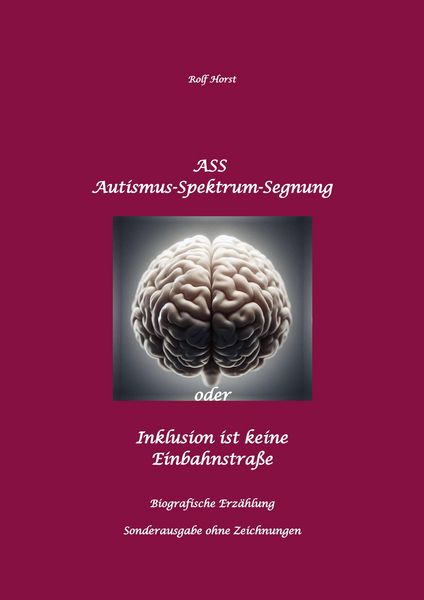 Produktbild: ASS Autismus-Spektrums-Segnung - Inklusion ist keine Einbahnstra&szlig;e: hochfunktionaler Autismus, Mobbing, Trauma, Sucht, H&auml;usliche Gewalt, Psychotherapi