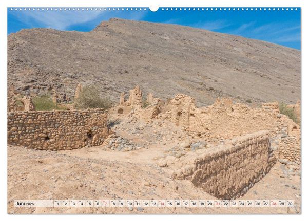 Produktbild: Oman - Zauberhafte Landschaften (Wandkalender 2026 DIN A2 quer), CALVENDO Monatskalender