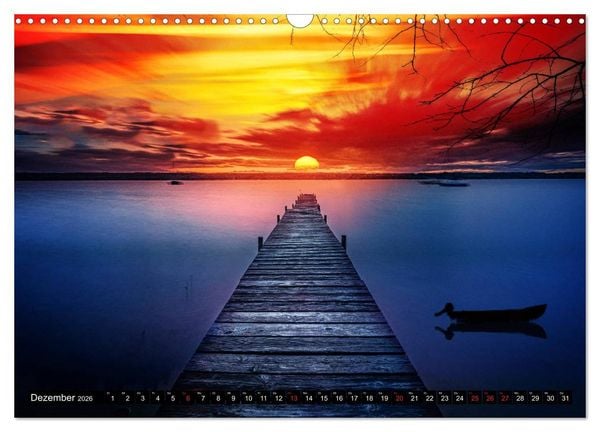 Produktbild: Sch&ouml;ne Seen in Bayern (Wandkalender 2026 DIN A3 quer), CALVENDO Monatskalender