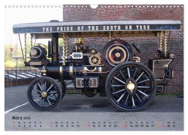 Produktbild: Dampffahrzeuge (Wandkalender 2026 DIN A3 quer), CALVENDO Monatskalender
