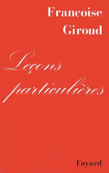 Produktbild: Le&ccedil;ons particuli&egrave;res