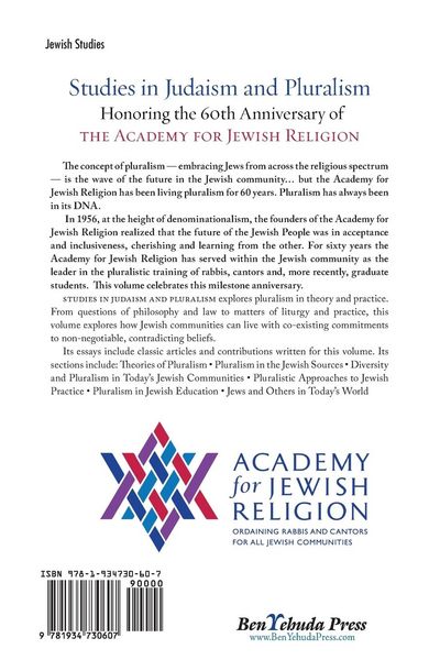Produktbild: Studies in Judaism and Pluralism