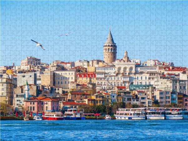 Produktbild: CALVENDO Puzzle Istanbul - die Stadt zwischen zwei Welten 1000 Teile Lege-Gr&ouml;&szlig;e 64 x 48 cm Foto-Puzzle Bild von Christian M&uuml;ller
