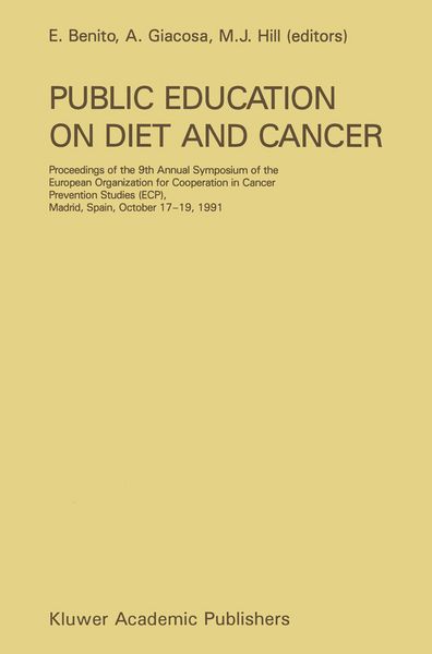 Produktbild: Public Education on Diet and Cancer