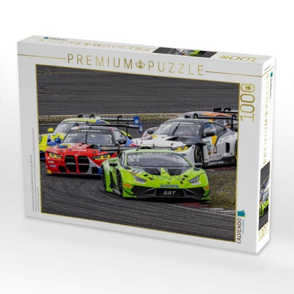 Produktbild: CALVENDO Puzzle Lamborghini Hurac&aacute;n G Evo2, BMW M4 GT3, Porsche 911 GT3 R | 1000 Teile Lege-Gr&ouml;&szlig;e 64x48cm Foto-Puzzle f&uuml;r gl&uuml;ckliche Stunden