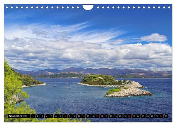 Produktbild: Dalmatien (Wandkalender 2026 DIN A4 quer), CALVENDO Monatskalender