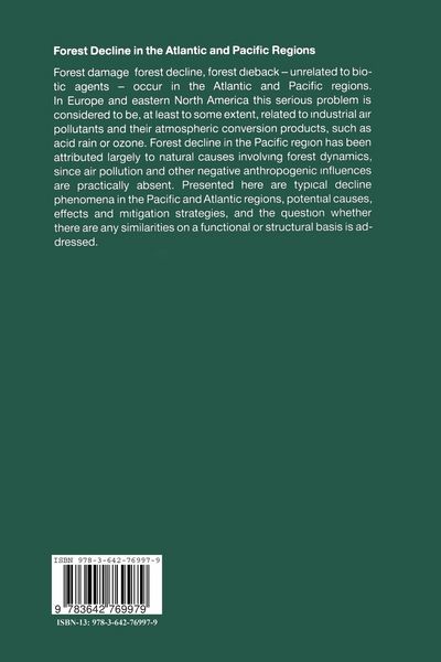 Produktbild: Forest Decline in the Atlantic and Pacific Region