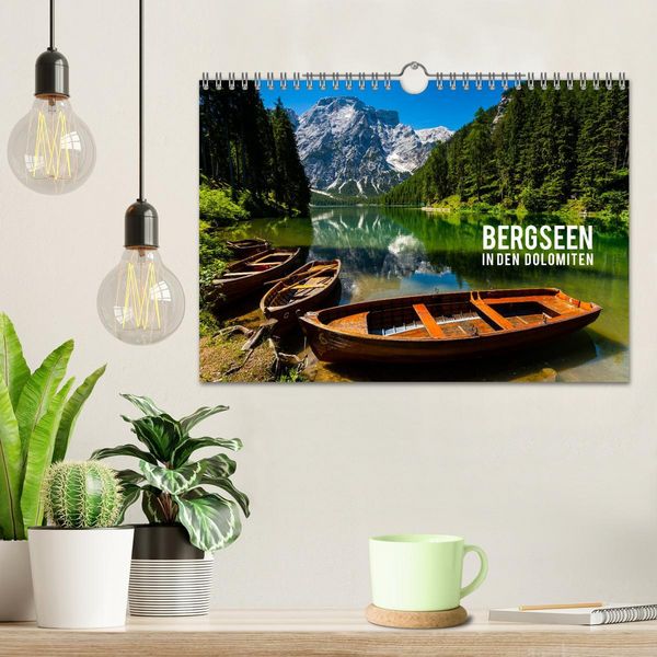 Produktbild: Bergseen in den Dolomiten (Wandkalender 2026 DIN A4 quer), CALVENDO Monatskalender