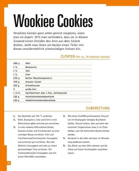 Produktbild: Das STAR WARS Kochbuch: Wookiee Cookies und andere galaktische Rezepte