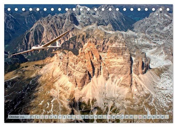 Produktbild: Segelflug, ein St&uuml;ck Freiheit (Tischkalender 2026 DIN A5 quer), CALVENDO Monatskalender