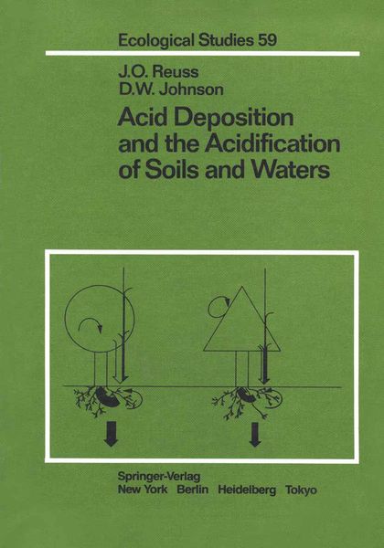 Produktbild: Acid Deposition and the Acidification of Soils and Waters