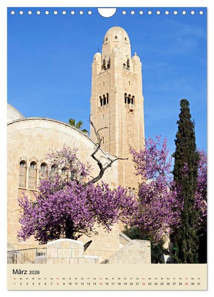 Produktbild: Jerusalem - Jeruschalajim (Wandkalender 2026 DIN A4 hoch), CALVENDO Monatskalender
